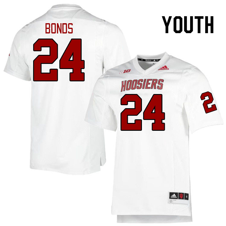 Youth #24 Bryson Bonds Indiana Hoosiers College Football Jerseys Stitched-Retro